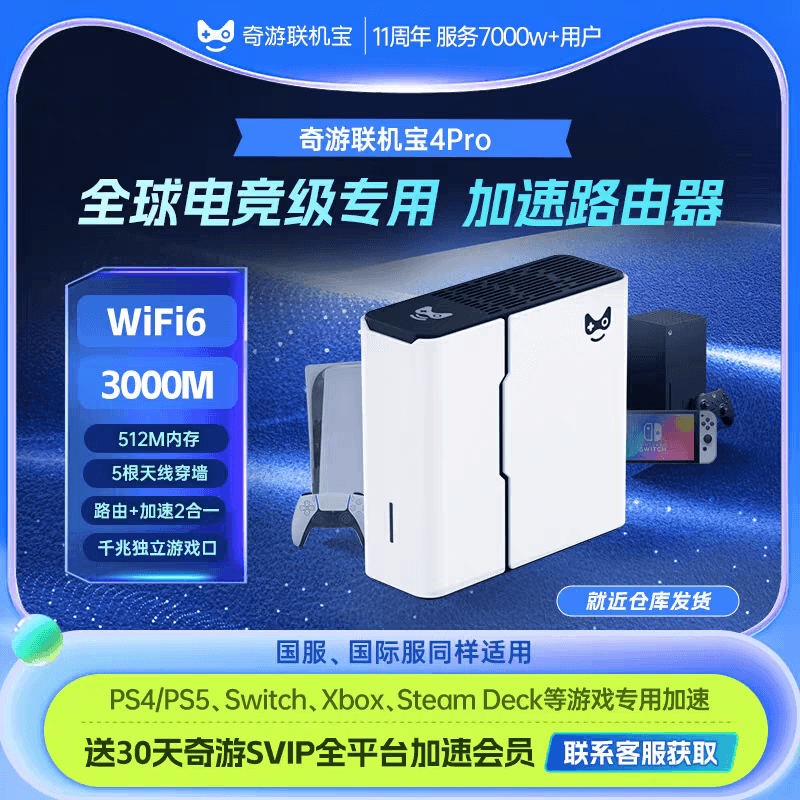 主机玩家网络卡顿别发愁!实测告诉你PS5、Xbox、Switch该选哪款加速盒子